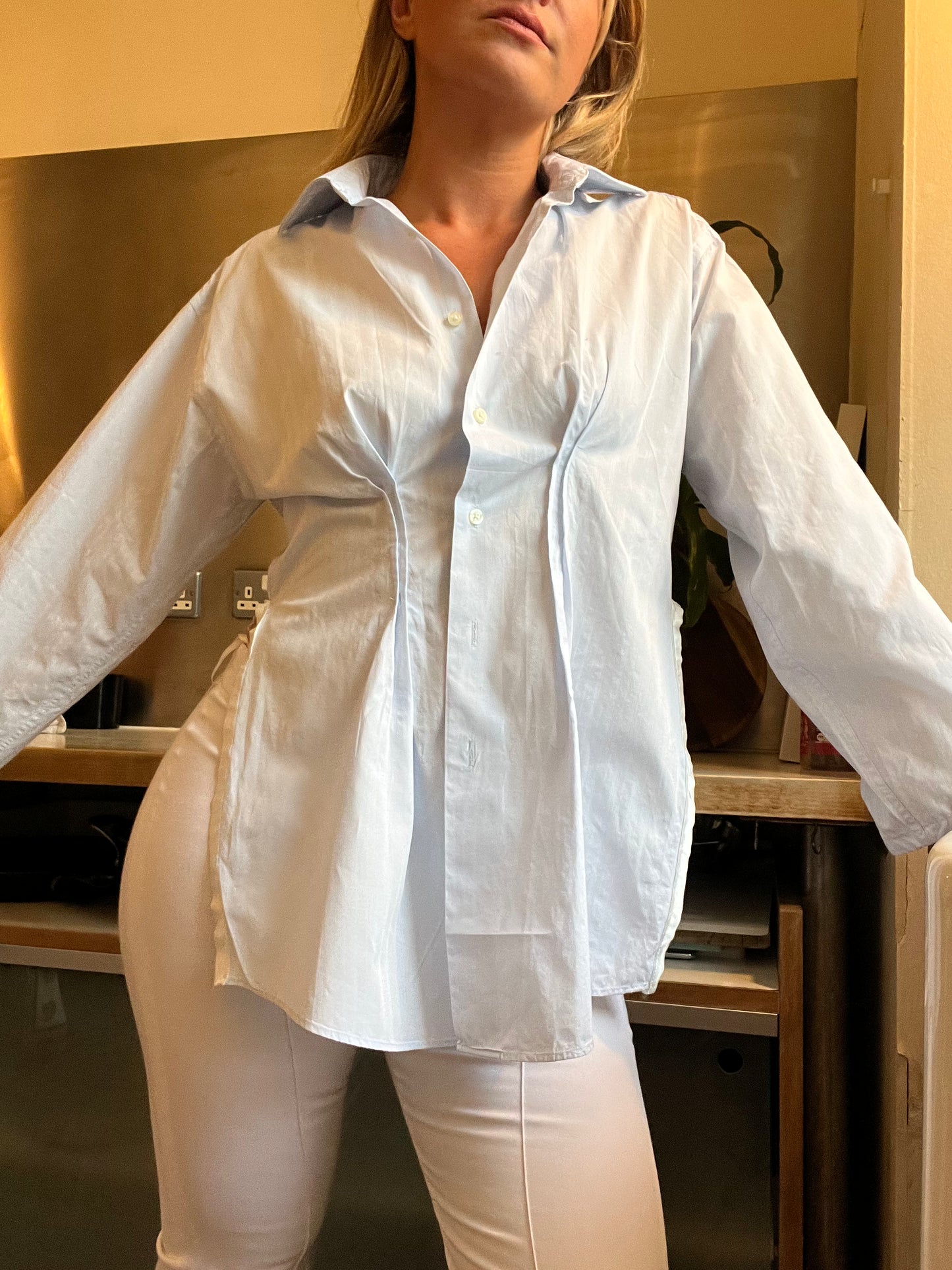 Charline shirt in Baby Blue