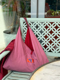 Upcycled Pink Cotton Tote Bag | The Daily Hobo